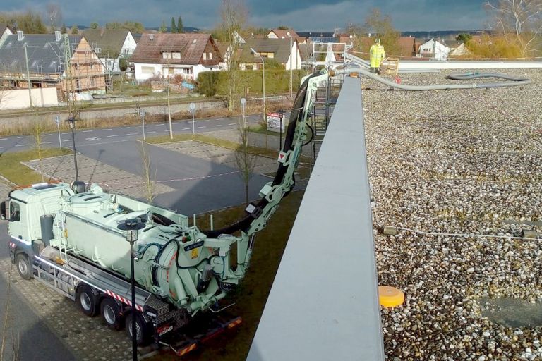 Saugbagger Preisliste - Flachdachsanierung