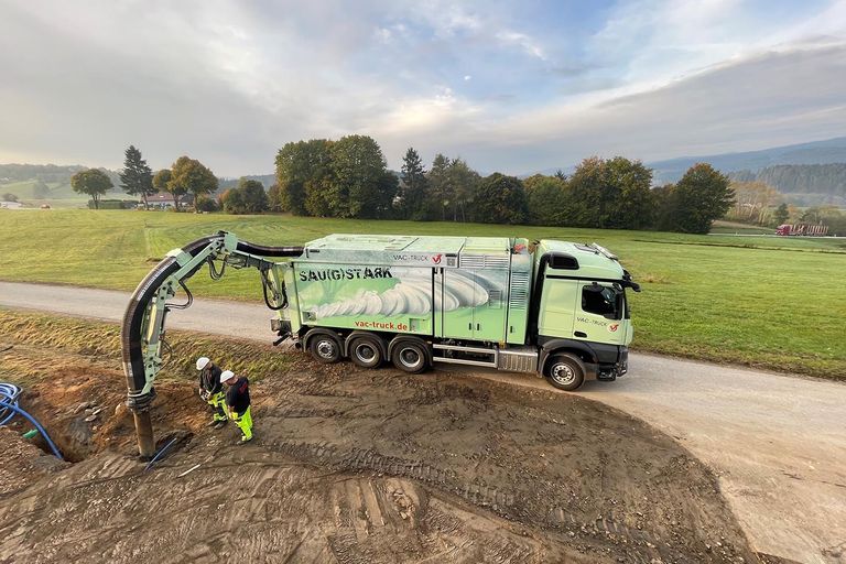 Saugbagger Preisliste - Regenrückhaltebecken